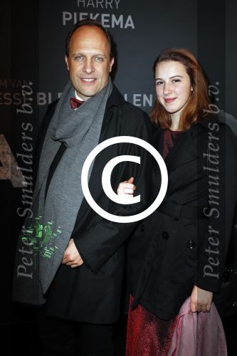 Amsterdam 31 oktober 2016 
Premiere fataal in Tuschinski. Hugo Metsers met dochter