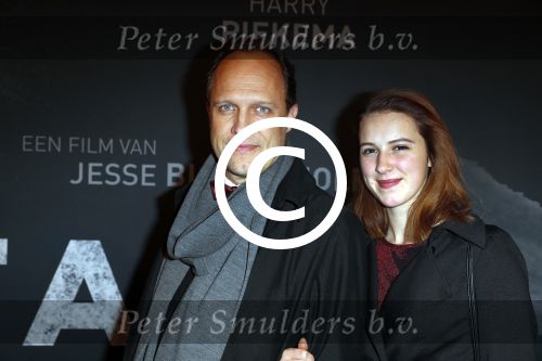 Amsterdam 31 oktober 2016 
Premiere fataal in Tuschinski. Hugo Metsers met dochter