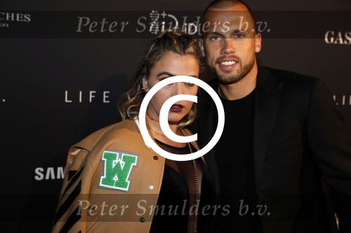 Halfweg 27 oktober 2016
Life after football LAF gala in the sugarfactory. Johnny Heitinga met zijn vroiuw Charlotte Sophie