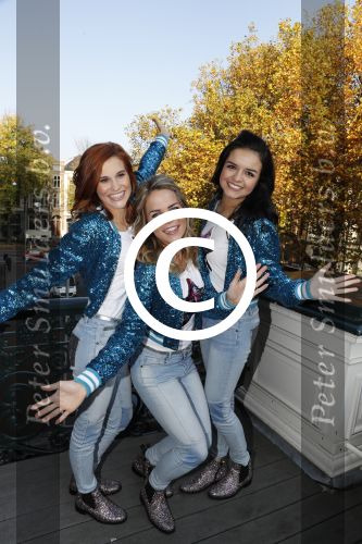 Amsterdam 11 november 2016
CD presentatie K3 Ushuaia, k3 Hanne Verbruggen, Marthe De Pillecyn en Klaasje Meijer in het Amstel Hotel