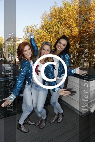 Amsterdam 11 november 2016
CD presentatie K3 Ushuaia, k3 Hanne Verbruggen, Marthe De Pillecyn en Klaasje Meijer in het Amstel Hotel