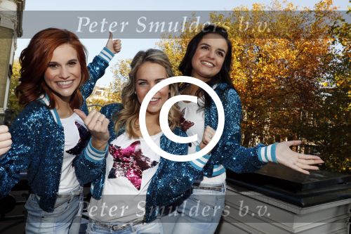 Amsterdam 11 november 2016
CD presentatie K3 Ushuaia, k3 Hanne Verbruggen, Marthe De Pillecyn en Klaasje Meijer in het Amstel Hotel