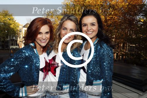 Amsterdam 11 november 2016
CD presentatie K3 Ushuaia, k3 Hanne Verbruggen, Marthe De Pillecyn en Klaasje Meijer in het Amstel Hotel