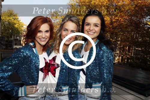 Amsterdam 11 november 2016
CD presentatie K3 Ushuaia, k3 Hanne Verbruggen, Marthe De Pillecyn en Klaasje Meijer in het Amstel Hotel