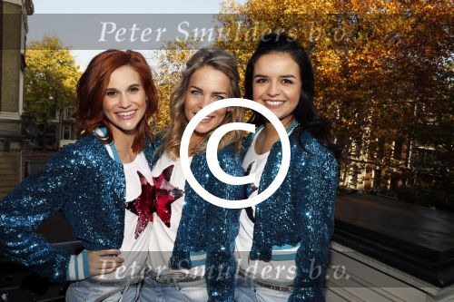 Amsterdam 11 november 2016
CD presentatie K3 Ushuaia, k3 Hanne Verbruggen, Marthe De Pillecyn en Klaasje Meijer in het Amstel Hotel