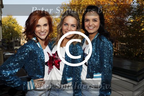 Amsterdam 11 november 2016
CD presentatie K3 Ushuaia, k3 Hanne Verbruggen, Marthe De Pillecyn en Klaasje Meijer in het Amstel Hotel