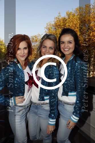 Amsterdam 11 november 2016
CD presentatie K3 Ushuaia, k3 Hanne Verbruggen, Marthe De Pillecyn en Klaasje Meijer in het Amstel Hotel