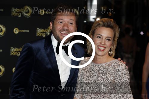 Amsterdam 13 oktober 2016
Televizierring 2016 in de heineken music Hall. Klaas v Eerden met vrouw