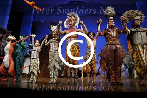 Scheveningen 30 oktober 2016
Premiere the lion king in het circustheater. slotaplaus met de cast.