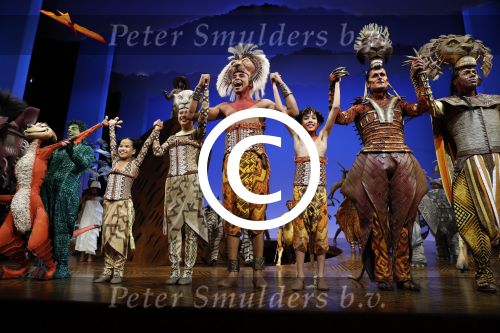 Scheveningen 30 oktober 2016
Premiere the lion king in het circustheater. slotaplaus met de cast.