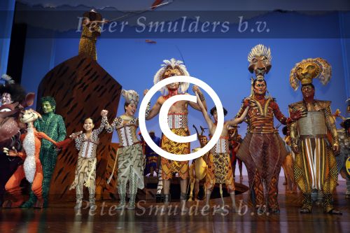 Scheveningen 30 oktober 2016
Premiere the lion king in het circustheater. slotaplaus met de cast.
