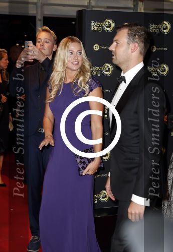 Amsterdam 13 oktober 2016
Televizierring 2016 in de heineken music Hall.
Liza Smit met vrouw Jan smit