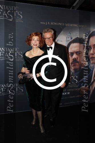 Amsterdam 15 november 2016
Premiere Fantastic beasts in Tuschinski. Marijke Helwegen met man Harrie
