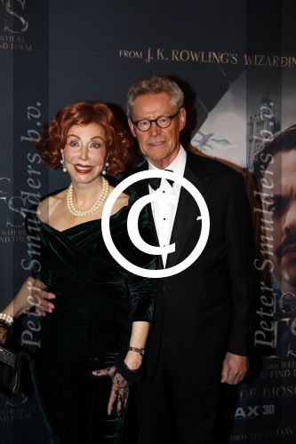 Amsterdam 15 november 2016
Premiere Fantastic beasts in Tuschinski. Marijke Helwegen met man Harrie