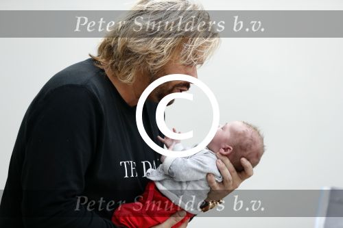 Wateringen 22 oktober 2016
Bobbi Eden en man Mark Laurenz met hun zoon Brandon ray.