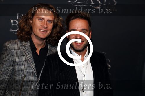 Amsterdam 15 november 2016
Premiere Fantastic beasts in Tuschinski. Mathijs Vrieze met partner