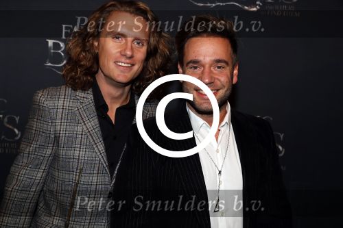Amsterdam 15 november 2016
Premiere Fantastic beasts in Tuschinski. Mathijs Vrieze met partner