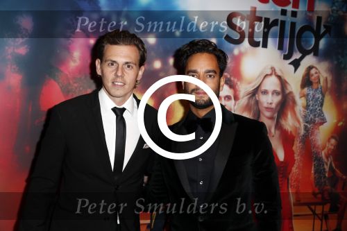Amsterdam 24 oktober 2016
Premiere Hartenstrijd in Tuschinski. Mike Weerts met Freek Bartels