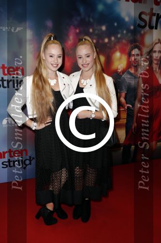 Amsterdam 24 oktober 2016
Premiere Hartenstrijd in Tuschinski. Mylene en Rosanne Baalewijn