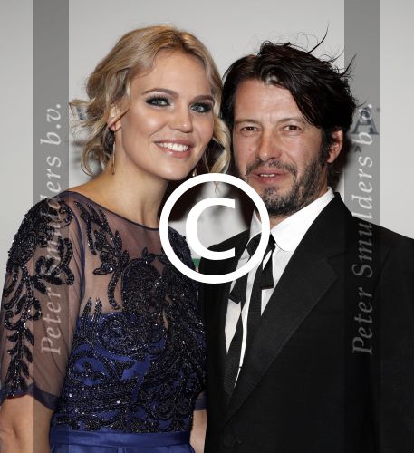 Amsterdam 14 november 2016
Premiere de zevende hemel in theater Carre Myrthe Mylius met haar vriend Sebastiaan