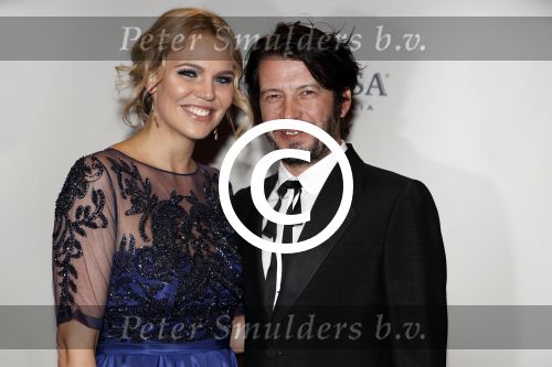 Amsterdam 14 november 2016
Premiere de zevende hemel in theater Carre Myrthe Mylius met haar vriend Sebastiaan