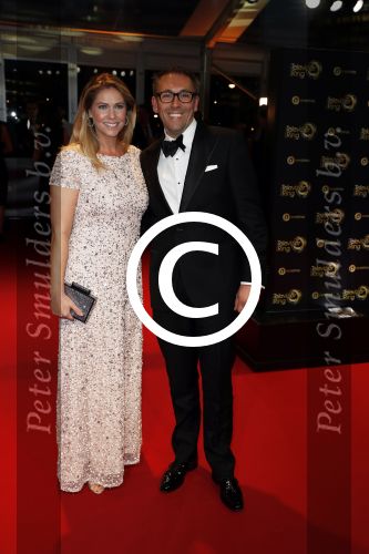 Amsterdam 13 oktober 2016
Televizierring 2016 in de heineken music Hall.
Nance Coolen met man