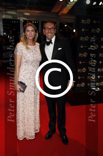 Amsterdam 13 oktober 2016
Televizierring 2016 in de heineken music Hall.
Nance Coolen met man