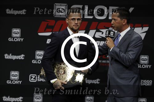 Amsterdam 1 november 2016 
Persconferentie Glory met Badr Hari en Rico Verhoeven in de HMH. Nieky Holzken