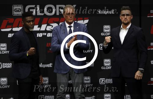 Amsterdam 1 november 2016 
Persconferentie Glory met Badr Hari en Rico Verhoeven in de HMH. Nieky Holzken