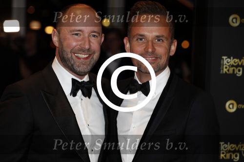 Amsterdam 13 oktober 2016
Televizierring 2016 in de heineken music Hall. Patrick Martens met een kennis