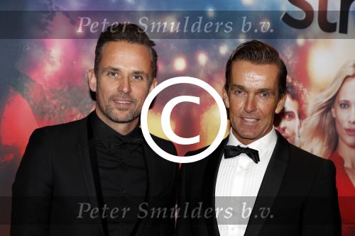 Amsterdam 24 oktober 2016
Premiere Hartenstrijd in Tuschinski. Patrick Martens met Gert Jan Vreken