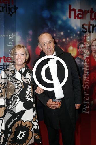 Amsterdam 24 oktober 2016
Premiere Hartenstrijd in Tuschinski. Peter Romer met zijn vrouw
