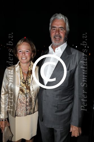 Amsterdam 8 oktober 2016
JFK Gala in the harbour club Amsterdam. Pieter Storms met Nina Brink