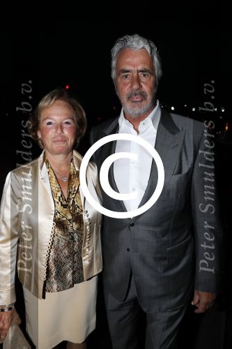 Amsterdam 8 oktober 2016
JFK Gala in the harbour club Amsterdam. Pieter Storms met Nina Brink