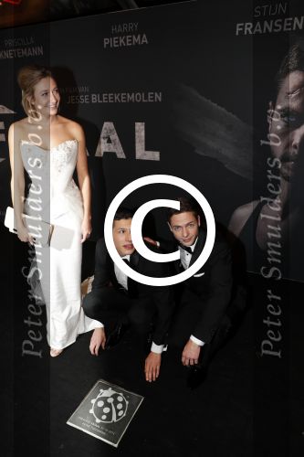 Amsterdam 31 oktober 2016 
Premiere fataal in Tuschinski. Priscilla Kneteman Jeffrey Hamilton en Jesse Bleekemolen