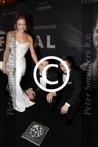 Amsterdam 31 oktober 2016 
Premiere fataal in Tuschinski. Priscilla Kneteman Jeffrey Hamilton en Jesse Bleekemolen