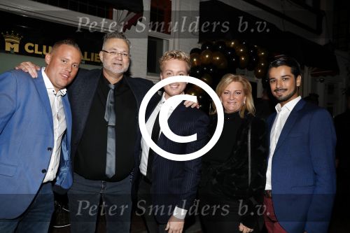 Den Haag 3 november 2016
Opening nieuwe club van Jake Ampel in Den Haag. Remko Harms met vriend en tatoo