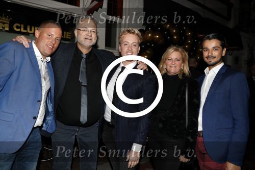 Den Haag 3 november 2016
Opening nieuwe club van Jake Ampel in Den Haag. Remko Harms met vriend en tatoo