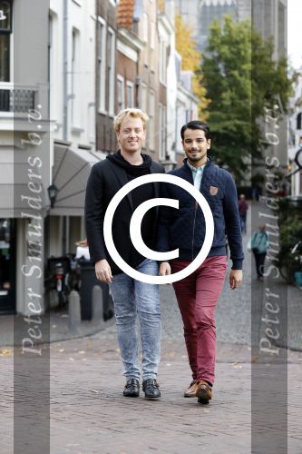 Leiden 20 oktober 2016
Remko Harms met zijn nieuwe vriend Dinesh in Leiden.