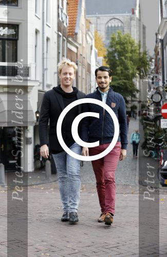 Leiden 20 oktober 2016
Remko Harms met zijn nieuwe vriend Dinesh in Leiden.