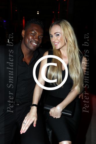 Halfweg 27 oktober 2016
Life after football LAF gala in the sugarfactory. Remy Bonjasky met vriendin
