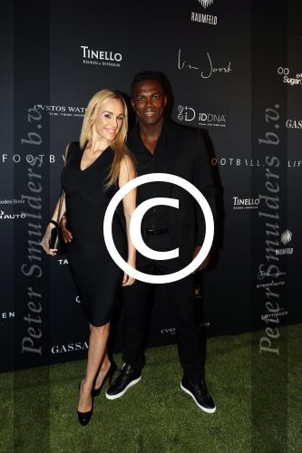 Halfweg 27 oktober 2016
Life after football LAF gala in the sugarfactory. Remy Bonjasky met vriendin