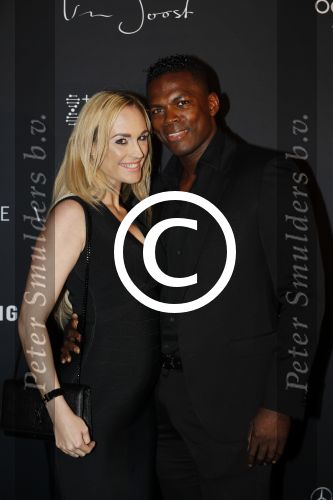 Halfweg 27 oktober 2016
Life after football LAF gala in the sugarfactory. Remy Bonjasky met vriendin