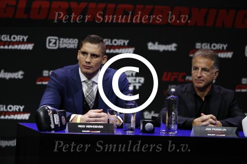 Amsterdam 1 november 2016 
Persconferentie Glory met Badr Hari en Rico Verhoeven in de HMH