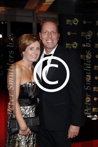 Amsterdam 13 oktober 2016
Televizierring 2016 in de heineken music Hall. Rob Geus met vrouw