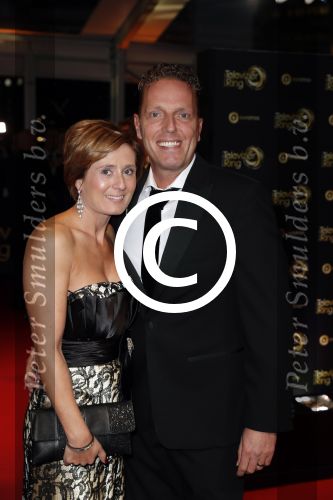 Amsterdam 13 oktober 2016
Televizierring 2016 in de heineken music Hall. Rob Geus met vrouw
