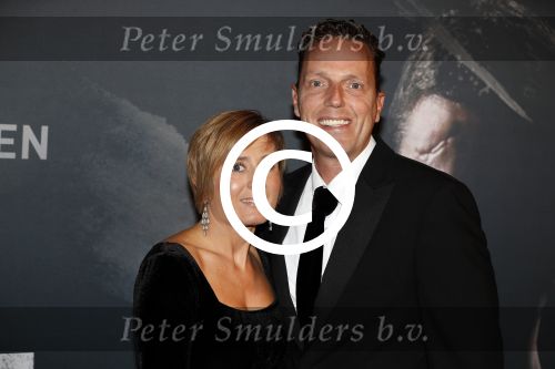 Amsterdam 31 oktober 2016 
Premiere fataal in Tuschinski. Rob Geus met vrouw
