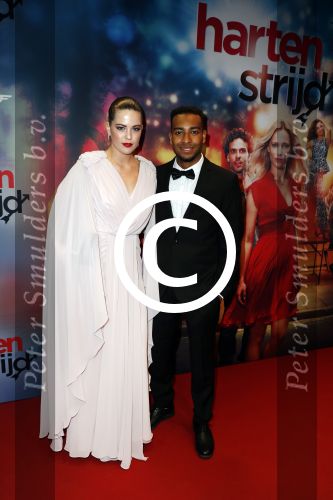 Amsterdam 24 oktober 2016
Premiere Hartenstrijd in Tuschinski. Robin Martens met vriend
