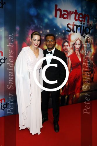 Amsterdam 24 oktober 2016
Premiere Hartenstrijd in Tuschinski. Robin Martens met vriend