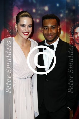 Amsterdam 24 oktober 2016
Premiere Hartenstrijd in Tuschinski. Robin Martens met vriend